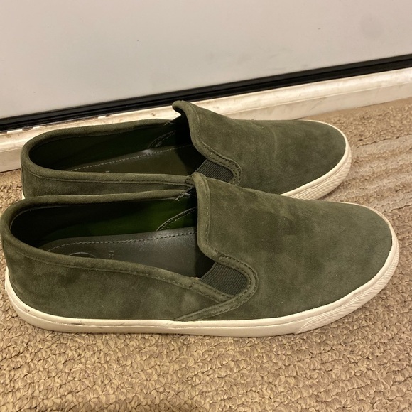 Tory Burch Jesse Green Suede Slip On Athletic Loafers Womens Comfort Shoes 7 M - Picture 6 of 15